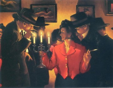 ファンの女王 現代のジャック・ヴェトリアーノ Oil Paintings